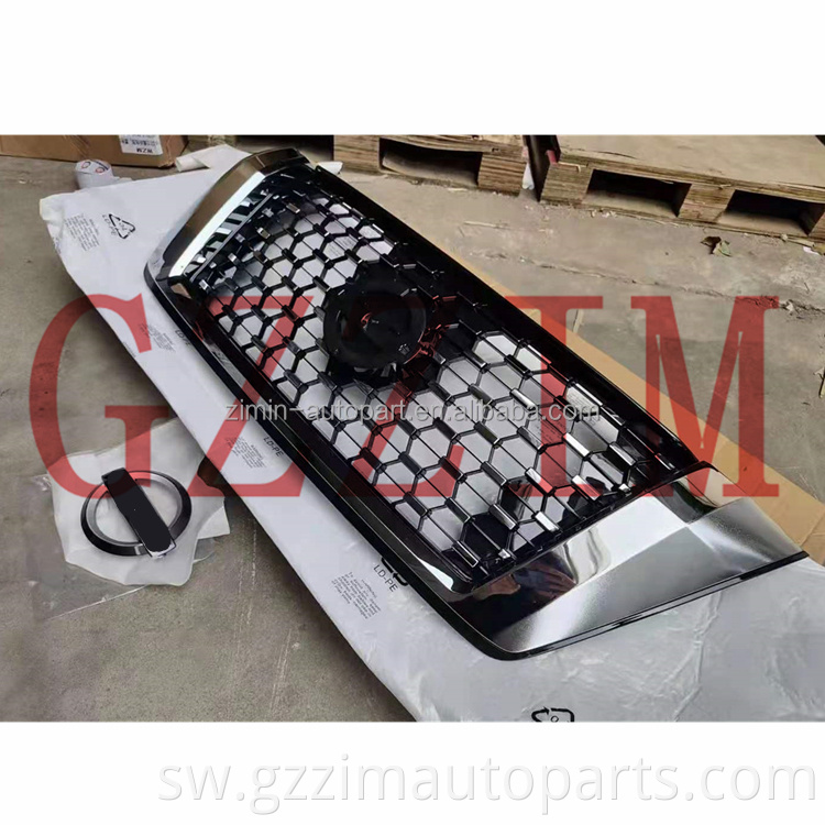 Grille Pat*ol Car Bumpers Grille Car ABS Plastic Front Middle Grille  for Ni*sian Patrol 2020+